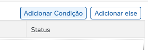 Botão Adicionar Condição